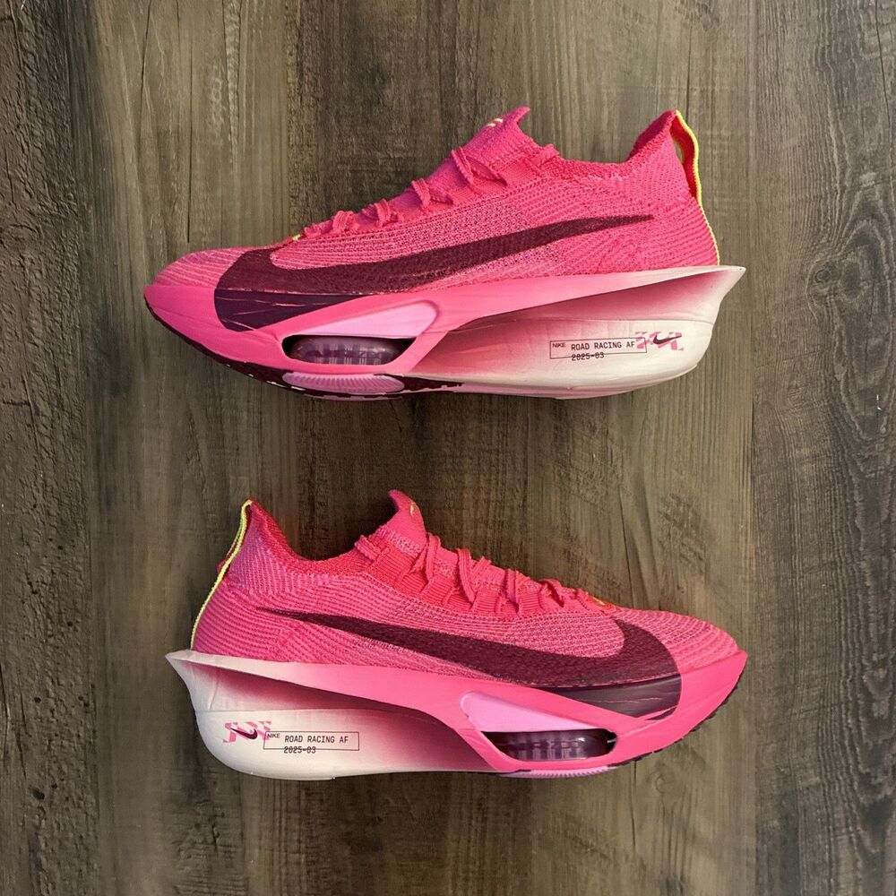 Nike Air Zoom Alphafly 3 Hyper Pink Crimson Women Size 8.5 Shoes FD8315-601